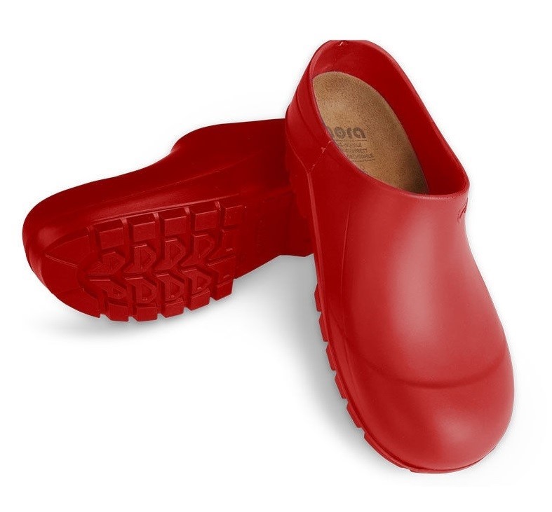 Nora PU-Clog tuinklomp Comfy art. 72222 Rood - Afbeelding 3