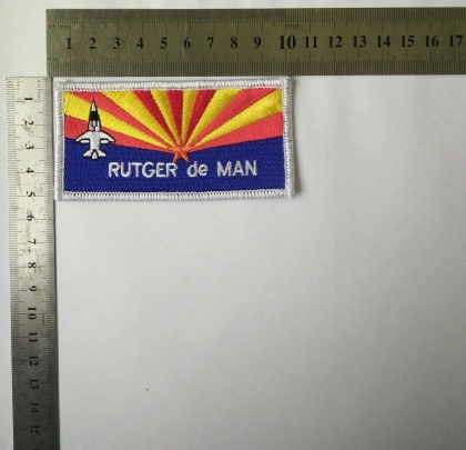 Badge Opstrijkbaar Nametag Fighter Pilot (Hoogvliegers) - Afbeelding 3