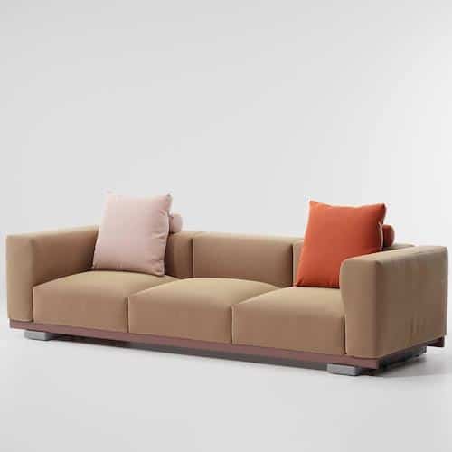 Kettal Molo 3-seater sofa