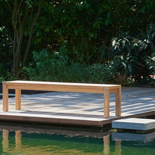 Traditional Teak Maxima rugloze bank - Afbeelding 5
